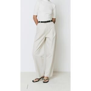 Rue Sophie Women's Parc Pant Color Cement Size Large Trousers‎ #13